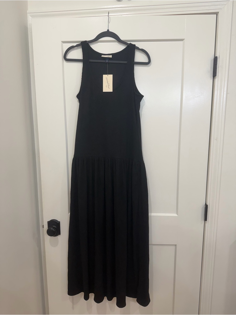 Universal Thread Black Sleeveless Maxi Dress
